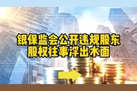 银保监会公开违规股东，股权往事浮出水面视频封面