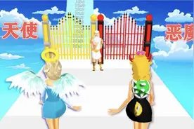 天使冲冲冲：塔米做好事变成天使，白雪变成恶魔找到宝藏！