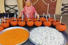 印度皇帝的国宴菜肴，贵族奶奶一口气做了16罐，馋坏了全村孩子视频封面