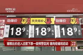 猪粮比价进入过度下跌一级预警区间 猪肉收储将启动视频封面
