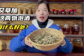 艾草加这两物泡酒有什么好处？这个土方法你们试过吗？视频封面