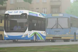 【巴士模拟2】“起步越来越没劲”驾驶宇通F12行驶在金河727路