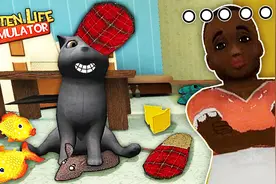 捣蛋猫 我是一只调皮小猫，天天往主人拖鞋上撒尿 成哔哔解说