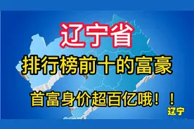 辽宁省排行榜前十的富豪，看看你认识几位？首富身价超百亿哦！！视频封面