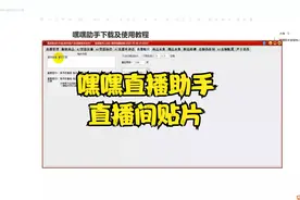 嘿嘿直播助手直播间贴片简单介绍视频封面