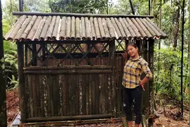 简单竹屋制作过程，一个视频带你了解全过程视频封面