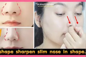 不手术就能瘦鼻子？油管上超火的鼻子塑形按摩！视频封面