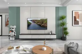 进门就让人眼前一亮的电视背景墙，简约又耐看，整体让人赏心悦目视频封面