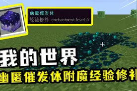 我的世界：给幽匿催发体附魔经验修补？它会无条件传染周围方块