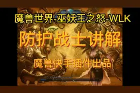 WLK防战手法教学讲解-魔兽世界一键输出宏-魔兽快手插件-巫妖王…视频封面