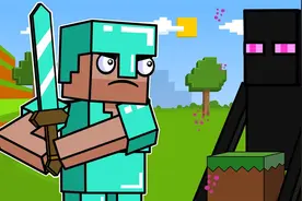 MC版植物大战僵尸 轻松愉悦打僵尸秒变打地鼠游戏 灰狼解说 Glog