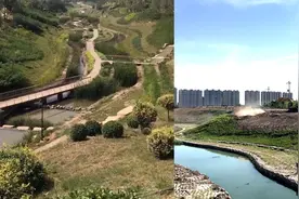 晋中违法占用近900亩耕地挖湖造景 实拍项目河口河段拆除现场视频封面
