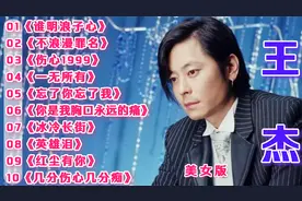 10首【王杰】好歌精选《谁明浪子心》《不浪漫罪名》《英雄泪》等视频封面