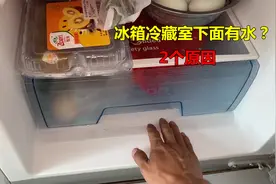 冰箱冷藏室下面老是有水？很常见，一般都是这2个原因视频封面