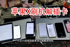 粉丝的苹果X刷机了出现ID锁，全部抹除解开插卡打电话视频封面