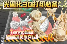 光固化神级软件：Tango超细自动加支撑教程！轻松3D打印手办模型视频封面