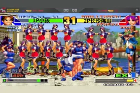 拳皇98原版：世界第一高手小孩三问挑战十高手之EX模式长沙伟哥视频封面