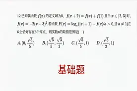 高中数学，函数的基础图像，基础题