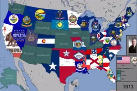 3分钟带你了解美国从1776年建国到2022年的领土演变视频封面