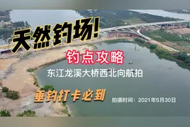 东江的黄金钓点，钓鱼人络绎不绝，看了马上就想出发！