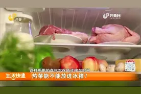 热菜到底能不能放进冰箱？专家解答：可以，但温度不能太高视频封面