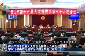佛山市第十五届人大常委会第三十六次会议召开视频封面