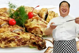 老式香酥鸡腿，学传统的酱汤配方和挂糊技巧，先卤后炸，皮酥肉香