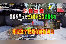 外挂巡查：榜一榜二是如何快速刷积分冲榜的？一个视频告诉你答案