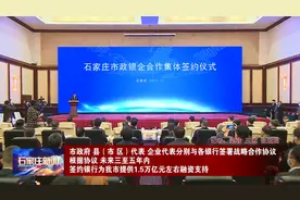 我市举行政银企合作集体签约仪式视频封面