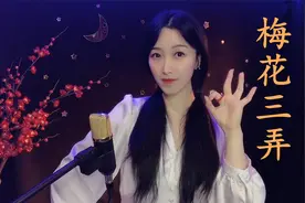 姜育恒经典情歌《梅花三弄》，女声版温柔演唱，每个字都是回忆啊视频封面