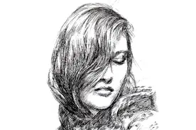 【钢笔画】如何画出好看的头发，犹抱秀发半遮面~视频封面