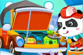 宝宝巴士亲子游戏——奇妙修车店，小小汽修师，本领可不小视频封面