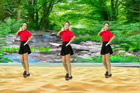 热门DJ版广场舞《求佛》舞步欢快，简单好看32步附教学