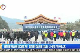 墨临高速试通车 昆明至临沧5小时内可达视频封面