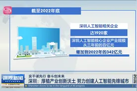 深圳：厚植产业创新沃土 努力创建人工智能先锋城市视频封面