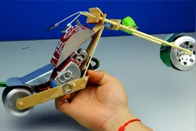 外国小哥教你如何制作9V迷你摩托车DIY视频封面