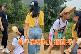 章子怡汪峰带女儿摘桃子，亲近大自然好惬意，母女俩亲亲超有爱视频封面