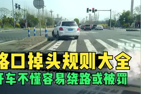 路口掉头规则大全，新手开车如不懂掉头规则，绕路或被罚就是常事视频封面