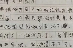 8岁妹妹写记仇日记惊呆姐姐 姐姐：第一次做姐姐 没注意到这么多视频封面