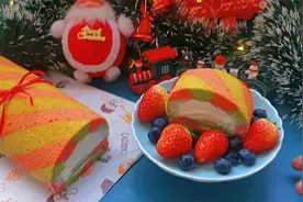 火爆全网的双色蛋糕卷，柔软细腻不开裂，配方详细，保准儿能学会视频封面