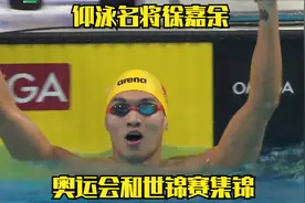 仰泳名将徐嘉余高光时刻，奥运会和世锦赛两金一银集锦视频封面