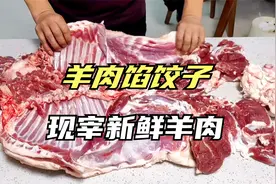 回族师傅教你做羊肉馅饺子，肉嫩多汁，味道鲜美，没有一点膻味