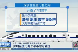 4月10日广铁调图 增开高铁列车13对 深圳至厦门两个半小时可到达视频封面