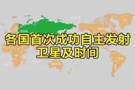 各国首次自主成功发射卫星的时间视频封面