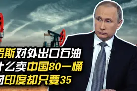 俄罗斯对外出口石油，为什么卖给中国80一桶，卖给印度却只要35？视频封面