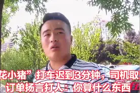 “花小猪”打车迟到3分钟，司机取消订单扬言打人：你算什么东西视频封面