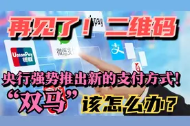 再见了二维码！央行强势推出新的支付方式!“双马”该怎么办？