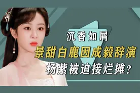 《沉香如屑》上线惹争议，景甜白鹿因成毅辞演，杨紫被迫接烂摊？