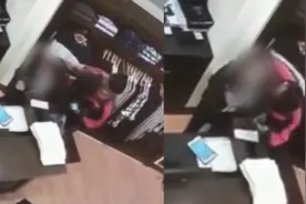 捍卫女性权益，监控实拍顺丰员工公共场合猥亵女子，目前已被拘留