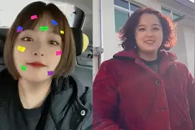 圆脸女子为过年花6小时烫头，回村洗完秒变大妈：烫了个超级加辈视频封面